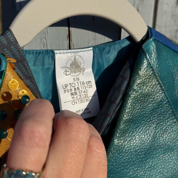 Disney Parks Descendants Uma Costume Girl’s 5/6 Youth Pirate Leather Jacket Belt - Picture 7 of 16